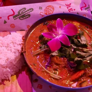 Panang beef