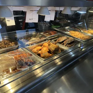 chicken wings and fried chicken, food