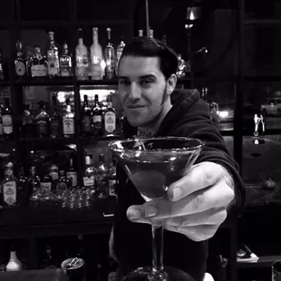 Michael makes a mean Manhattan, super smooth and delish!!! Definitely worth stopping in.