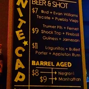 Barrel-aged Negroni?!?!