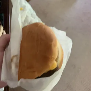 Big cheeseburger!