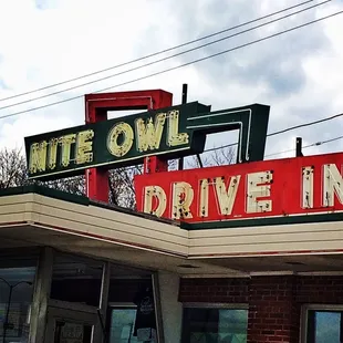 Exterior sign, Nite Owl Ice Cream Parlour and Sandwich Shoppe, Milwaukee
