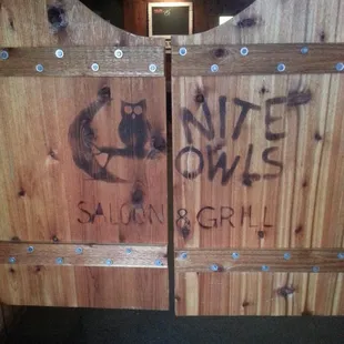 graffiti on the door