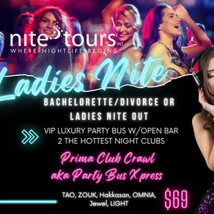 Friday Nite Tours Club Crawls to the hottest night clubs as a VIP in our luxury open bar party buses