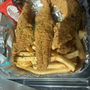 Fried fish