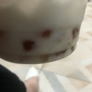 Odd looking tapioca pearls