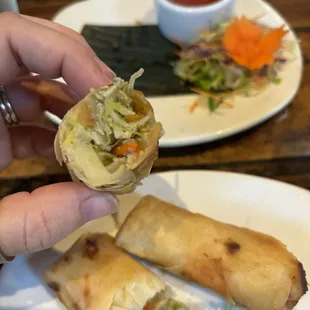 Green Curry Egg Rolls