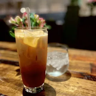 Love their Thai iced tea.
