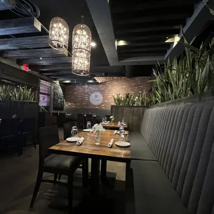 Inside seating