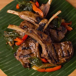 Garlic-Basil Lamb Chop