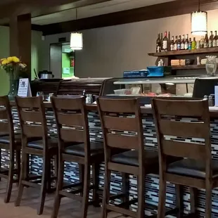 The sushi bar.