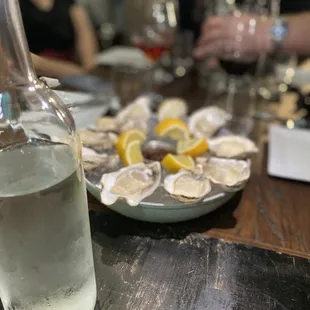 oysters and mussels, drink