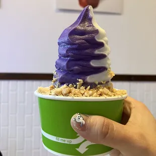 Hot Kulolo Sundae with Ube/Haupia Swirl