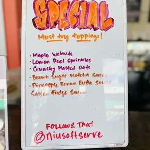 Toppings