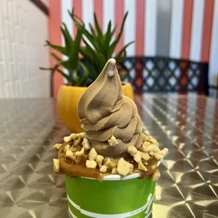 Chocolate Malt Soft Serve