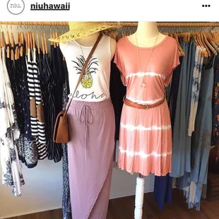 Photo via IG @NiuHawaii. Had to buy this (coral dress)