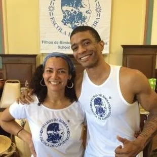 Professora Sambambaia and Professor Malandro, Bay Area Filhos de Bimba Capoeira School