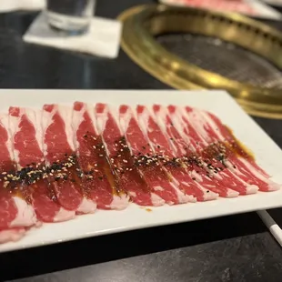 BEEF BELLY $12.00 Chef's tare