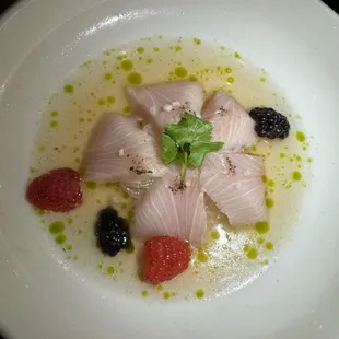 Hamachi Crudo