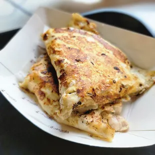 Curry chicken quesadilla