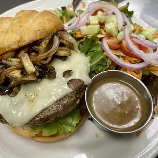 Mushroom Swiss Burger