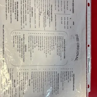 Lunch Menu 2/25/23
