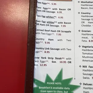 Menu 11/24