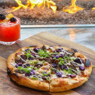 Adobo Steak Pizza