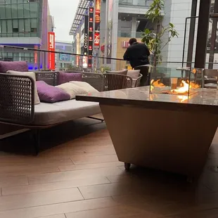 View from patio