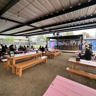 Seating is outdoor only