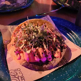 Tuna Tostada