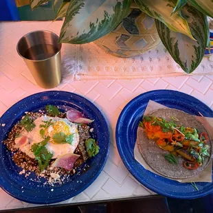 Summer Squash Tacos Tostadas