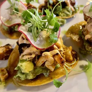 Tostadas De Pulpo A Las Brasas