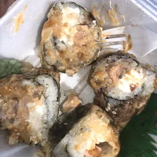 JB Roll; after I scraped the sauce off