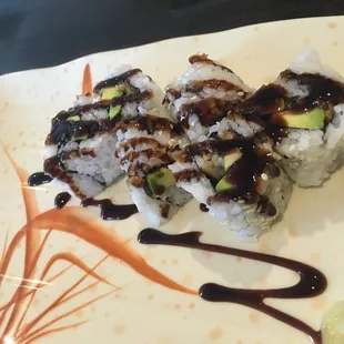 Eel cucumber roll