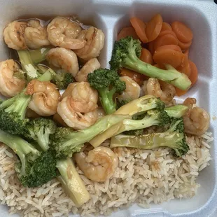 Teriyaki Shrimp and Broccoli