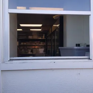 A glimpse of the kitchen.