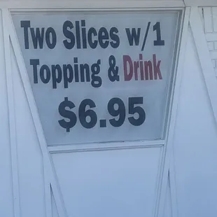 Lunch special - after lunch add a dollar