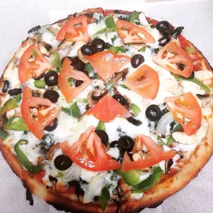 Gluten Free Veggie Lover's Pizza