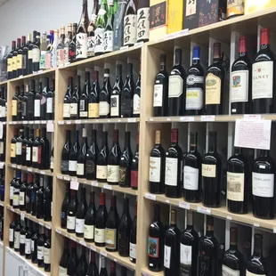 Nice selection of wine.