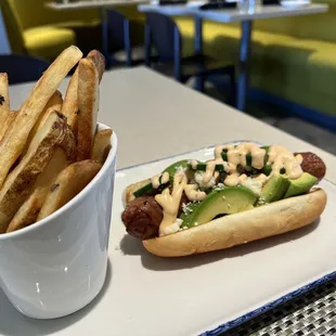 TJ Dog and fries