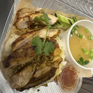 Gai Yang (Thai Grilled Chicken Rice)