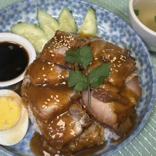 Special Khao Moo Combo (Thai Pork Rice Combo)