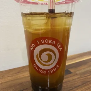 9. Jasmine Green Tea with Boba