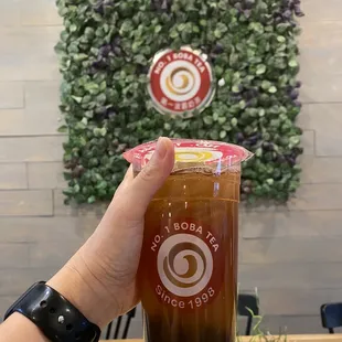 9. Jasmine Green Tea with Boba