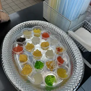 topping samples
