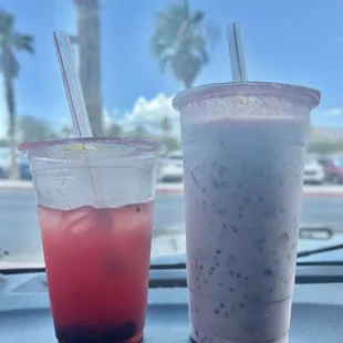 Make you Dance Dragon tea, and a Lychee Coconut twist