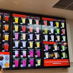 the menu
