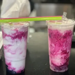 two different drinks