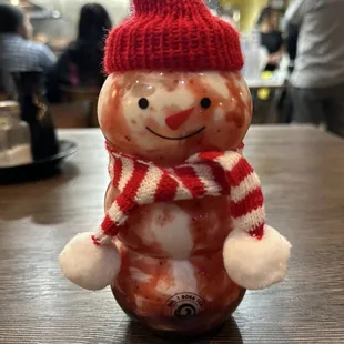 Limited time snowman cup upgrade! So cute!